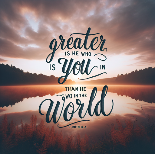 «1 Juan 4:4 – Dios es mayor»