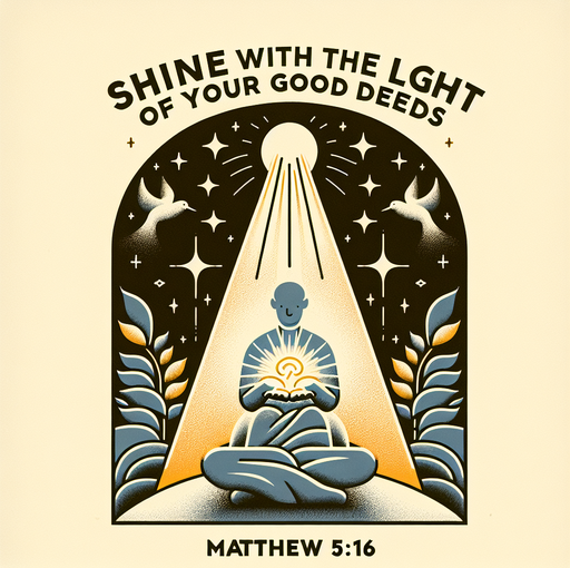 «¡Brilla con la luz de tus buenas acciones! Reflexiones sobre Mateo 5:16»