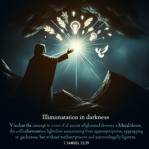 «Descubre la Luz en la Oscuridad: El Poder Transformador de 2 Samuel 22:29»